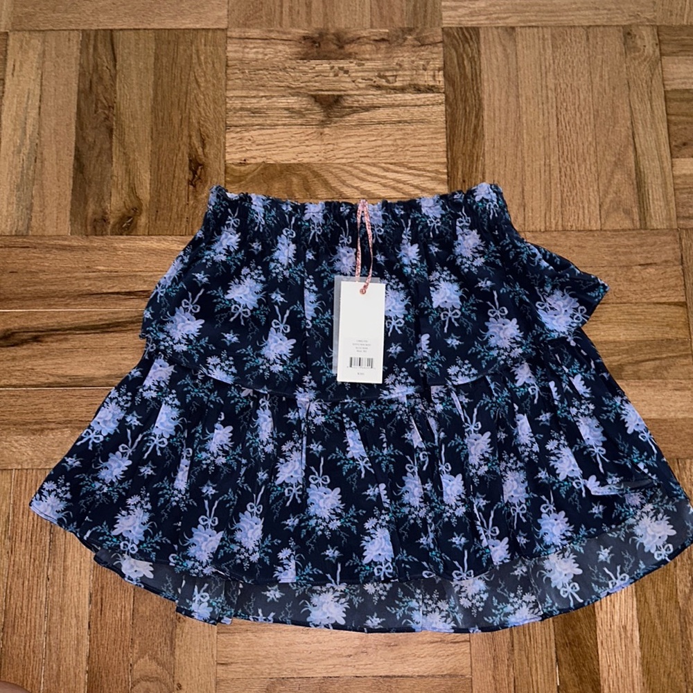 *NWT* LoveShackFancy ruffle mini skirt